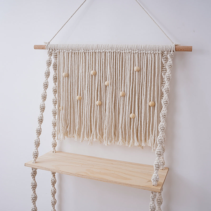 Macrame Wall Shelf Organizer Siopsrl