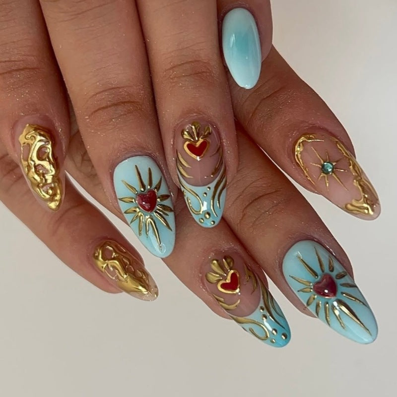 Siopsrl | Animal-Inspired Press-On Nail Art Set Siopsrl
