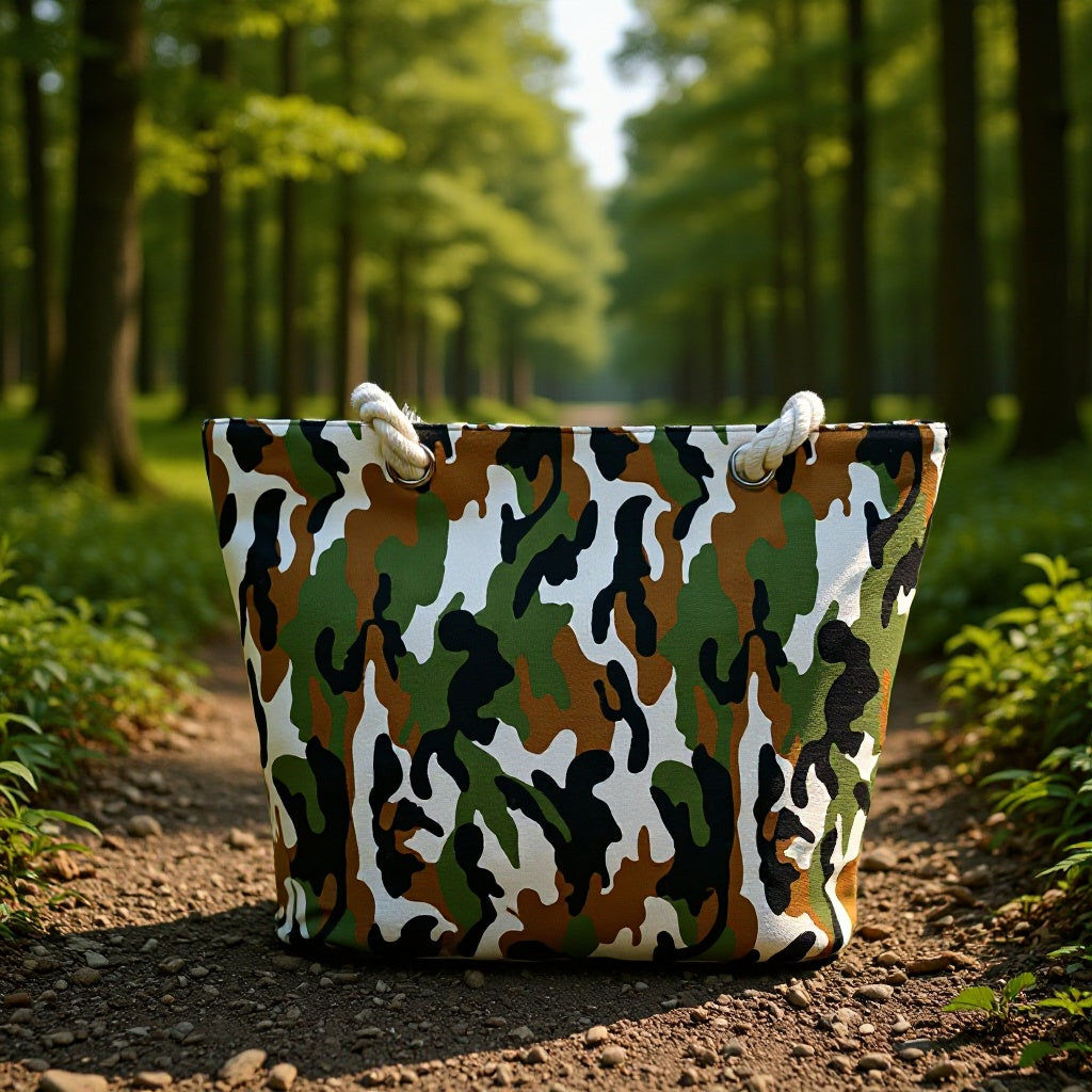 Siopsrl | Camouflage Bags Made Of Sturdy Cotton Fabric Siopsrl