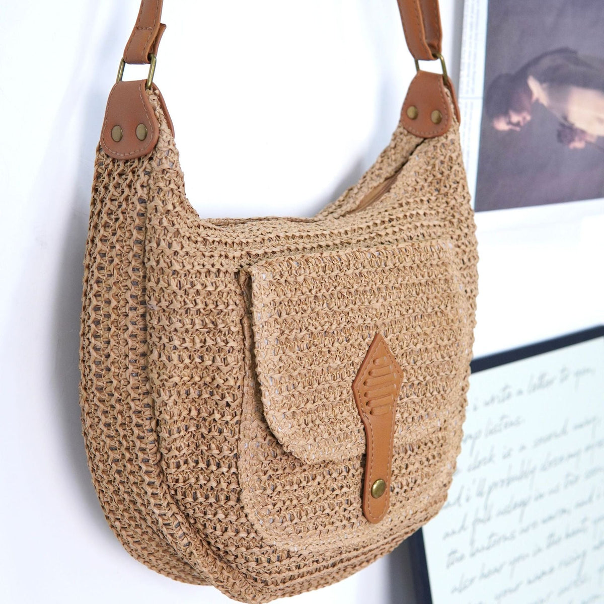 Siopsrl | Shoulder bag with leather accents Siopsrl