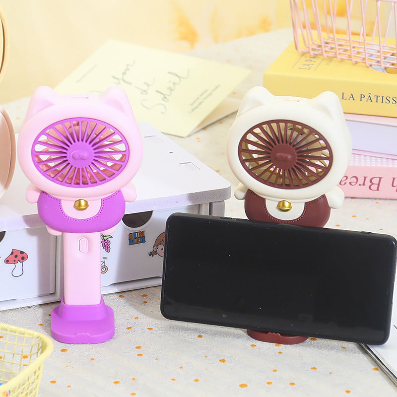 Siopsrl | Women's Portable Hand Fan in Creative Cat Design Siopsrl