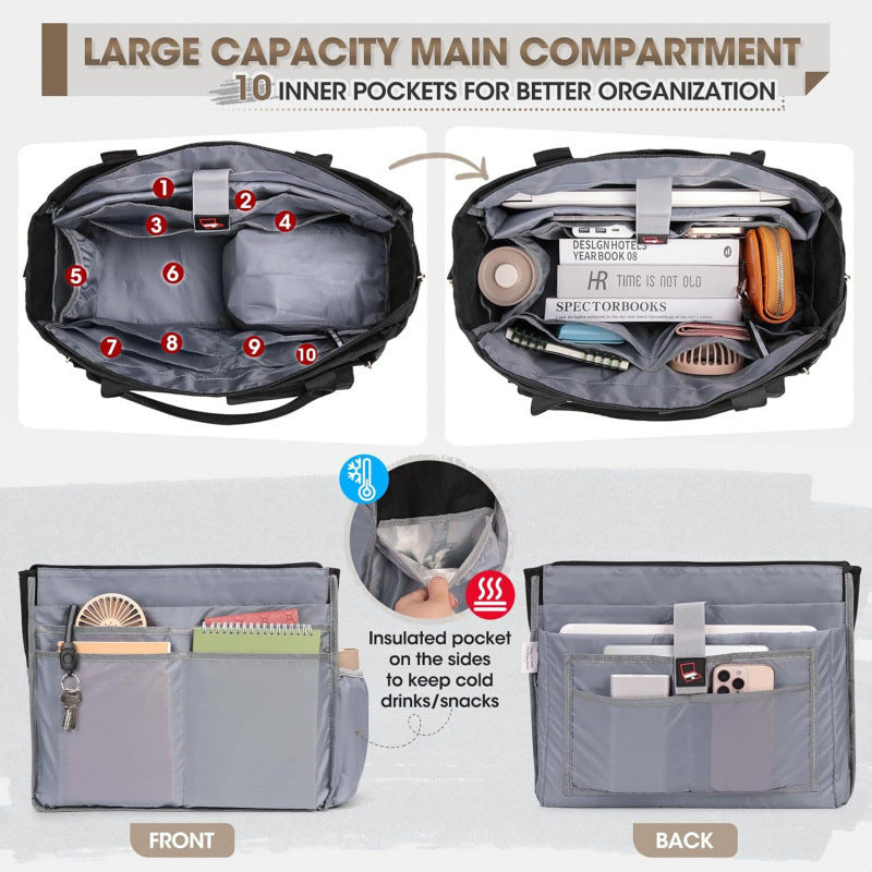 Siopsrl | Multifunctional tote bag with structured interior layout and removable compartments Siopsrl