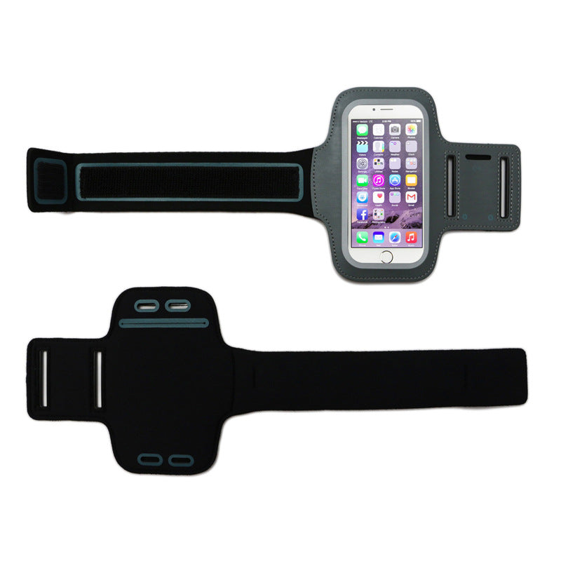Siopsrl | Adjustable reflective running armband with secure smartphone touchscreen pocket Siopsrl