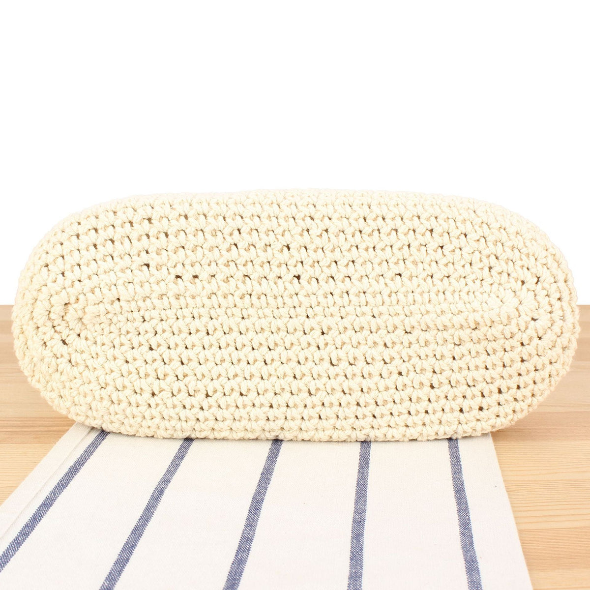 Siopsrl | Handbag made of hand-knotted natural material with leather accents Siopsrl