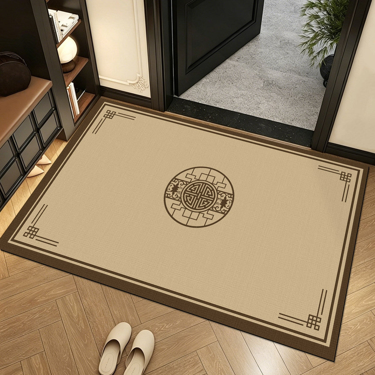 Siopsrl | Elegant Oriental Patterned Entryway Rug