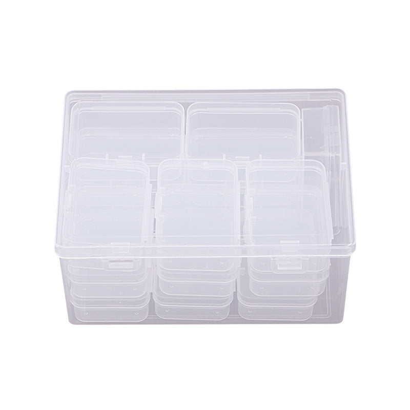 Multi-Purpose Transparent Compartment Organizing Box Siopsrl