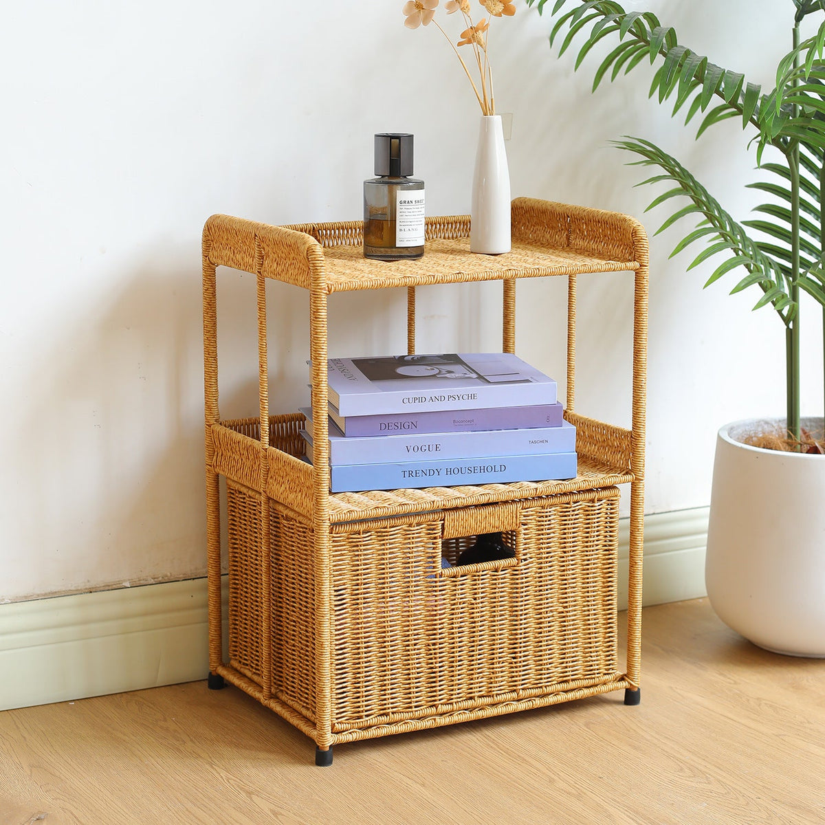 Siopsrl | Three-Tier Open Weave Storage Rack Siopsrl