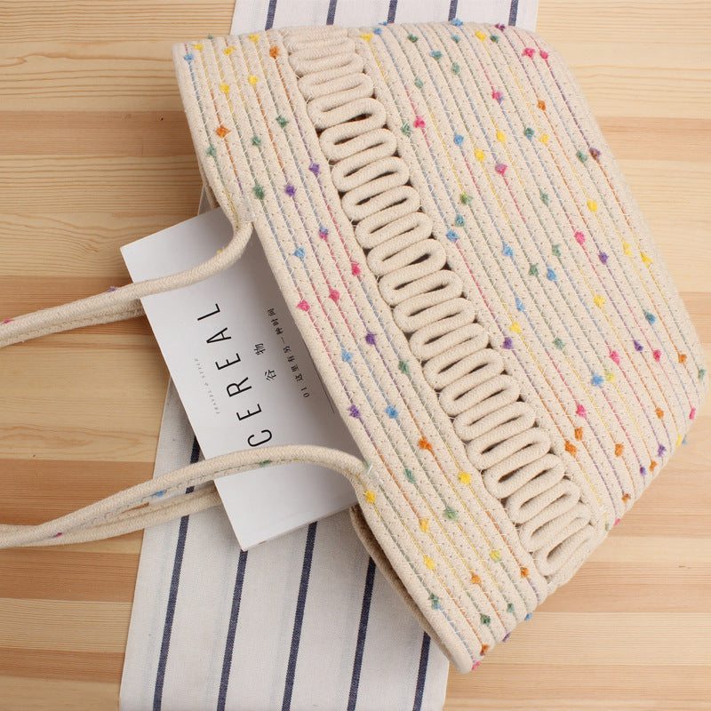 Siopsrl | Stylish Bast Crossbody Bag with Colorful Accents Siopsrl