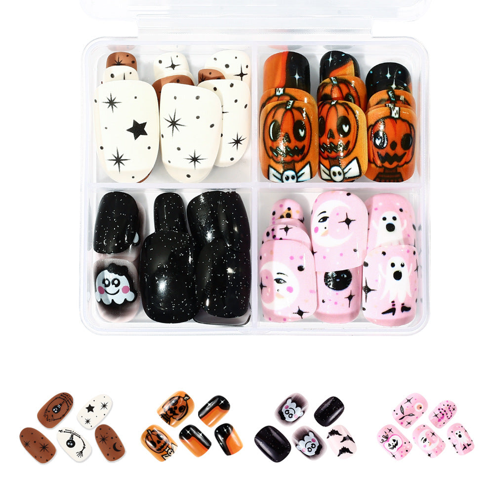 Themed Halloween Press-On Nail Art Set Siopsrl