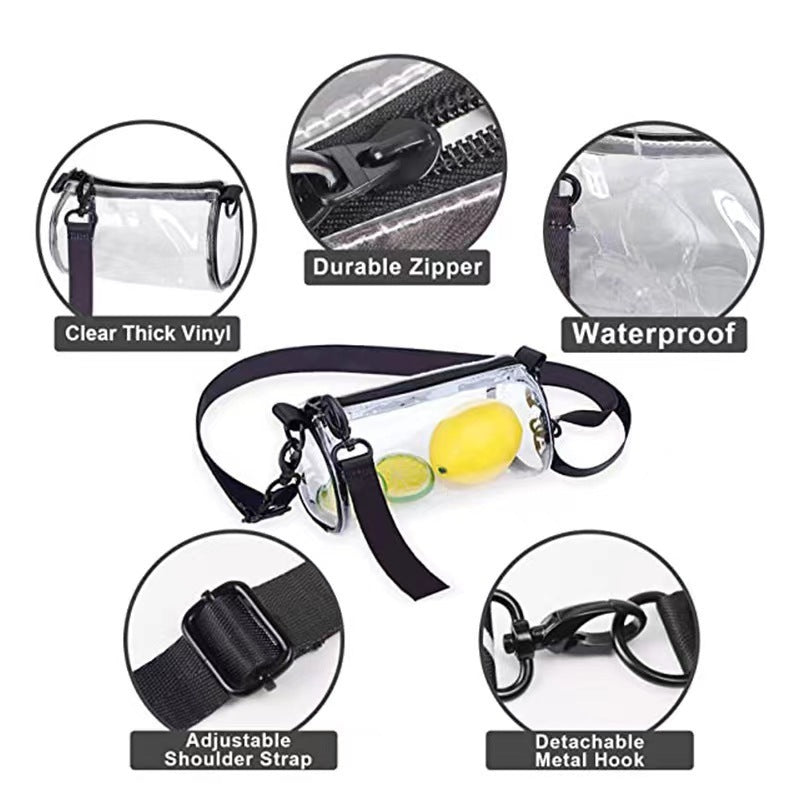 Siopsrl | Transparent Handbag with Adjustable Shoulder Strap Siopsrl