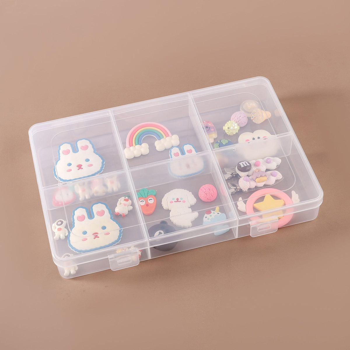 Multi-Compartment Transparent Organizer Box Siopsrl