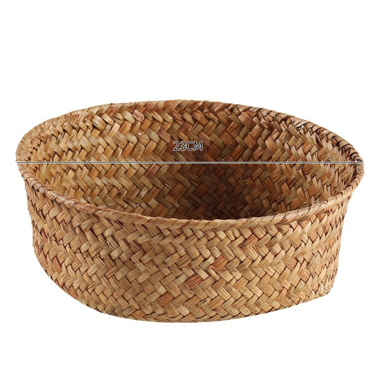 Handmade Natural Fiber Storage Basket Siopsrl