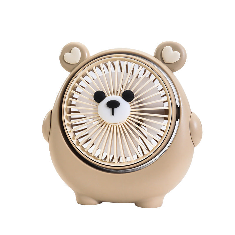 Siopsrl | Unisex nan compact USB desk fan in cute reindeer design with adjustable tilt and quiet motor Siopsrl