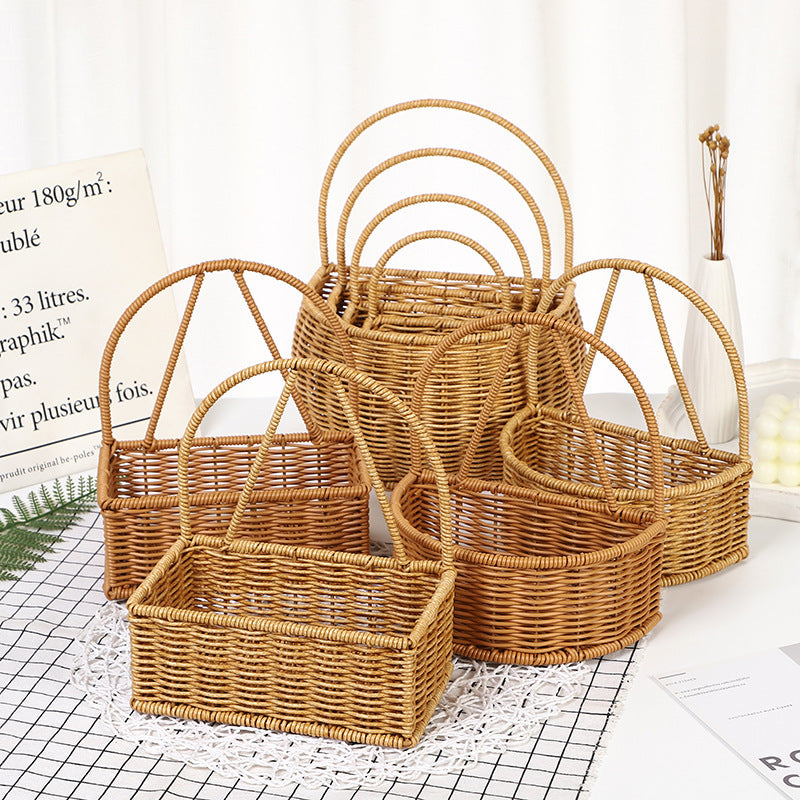 Handwoven Round Storage Basket Siopsrl
