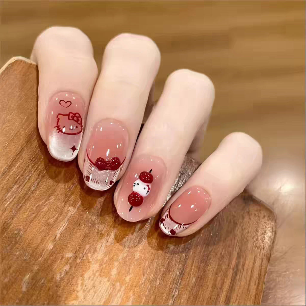 Siopsrl | Whimsical Character Press-On Nail Art Siopsrl