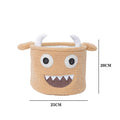 Storage basket in cute monster design