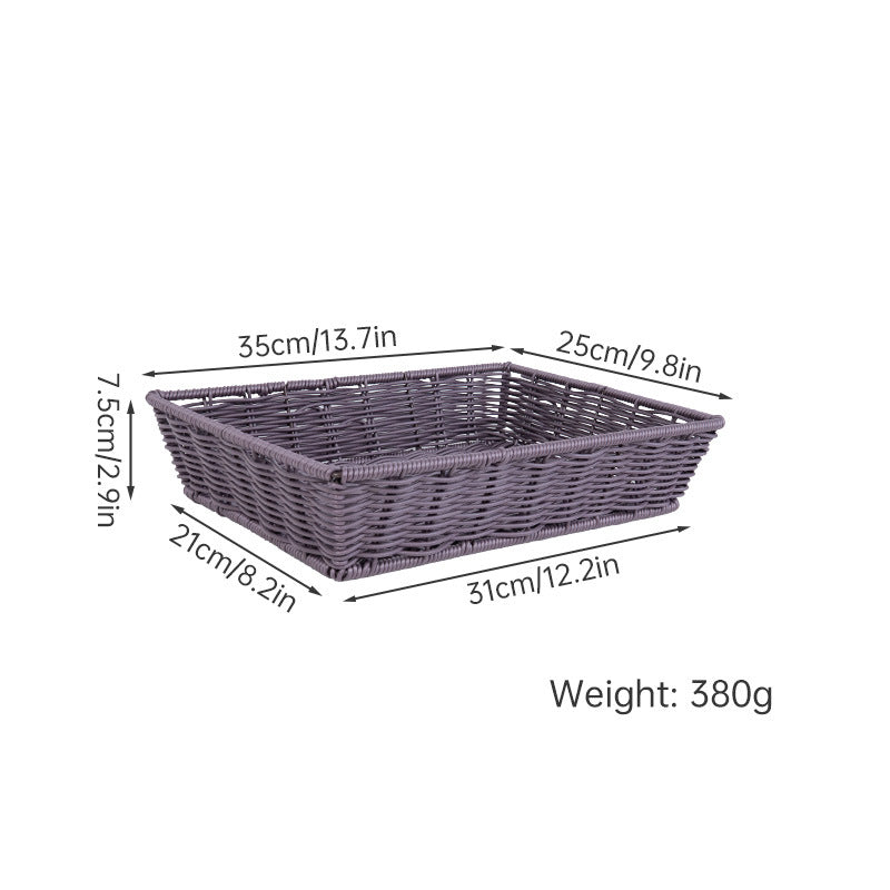 Versatile Storage Wicker Basket Siopsrl