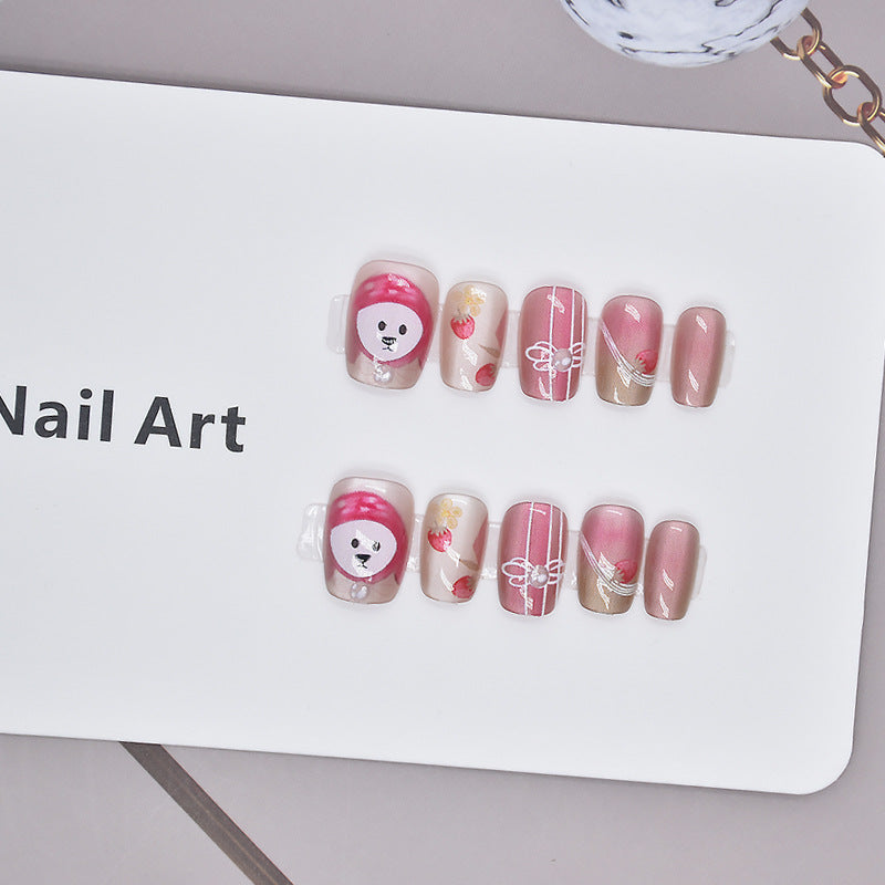 Siopsrl | Artistic Cartoon-Themed Press-On Nail Art Siopsrl