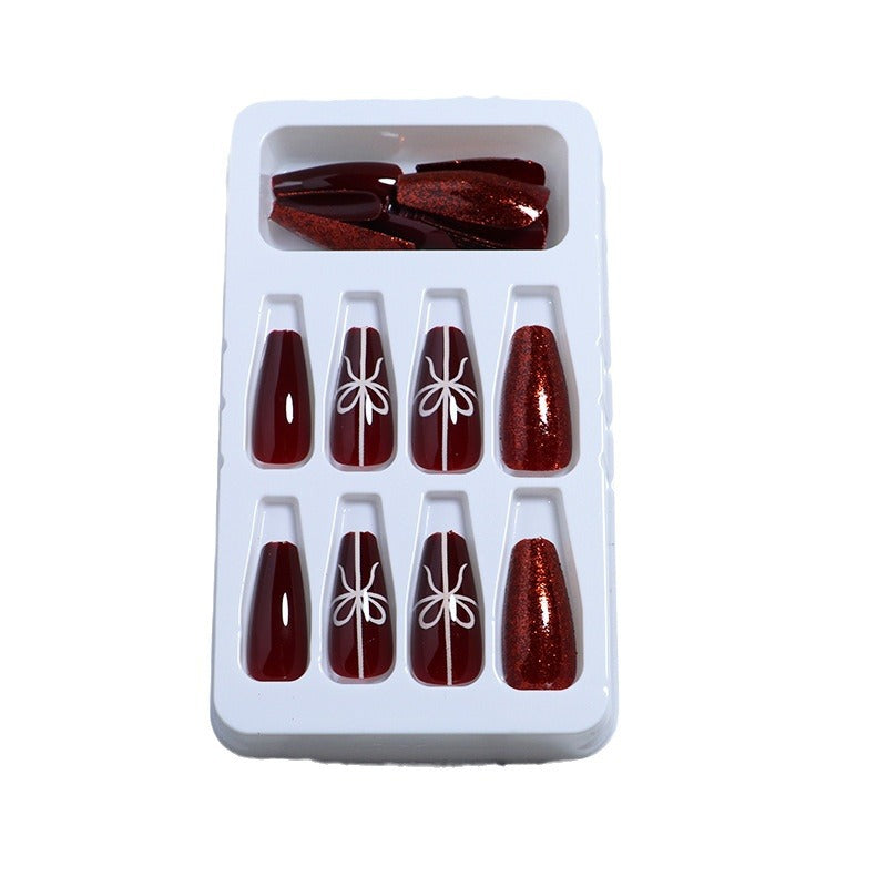 Siopsrl | Artistic Glittery Press-On Nail Set Siopsrl