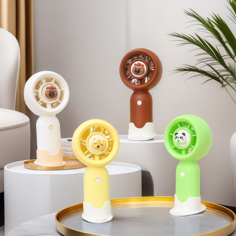 Siopsrl | Women Portable Hand Fan with Cute Bear Design Siopsrl
