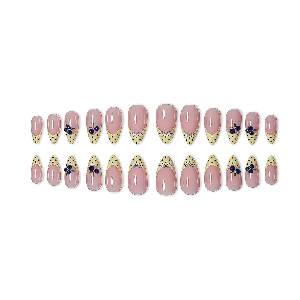 Siopsrl | Elegant Floral Themed Press-On Nail Extensions Siopsrl