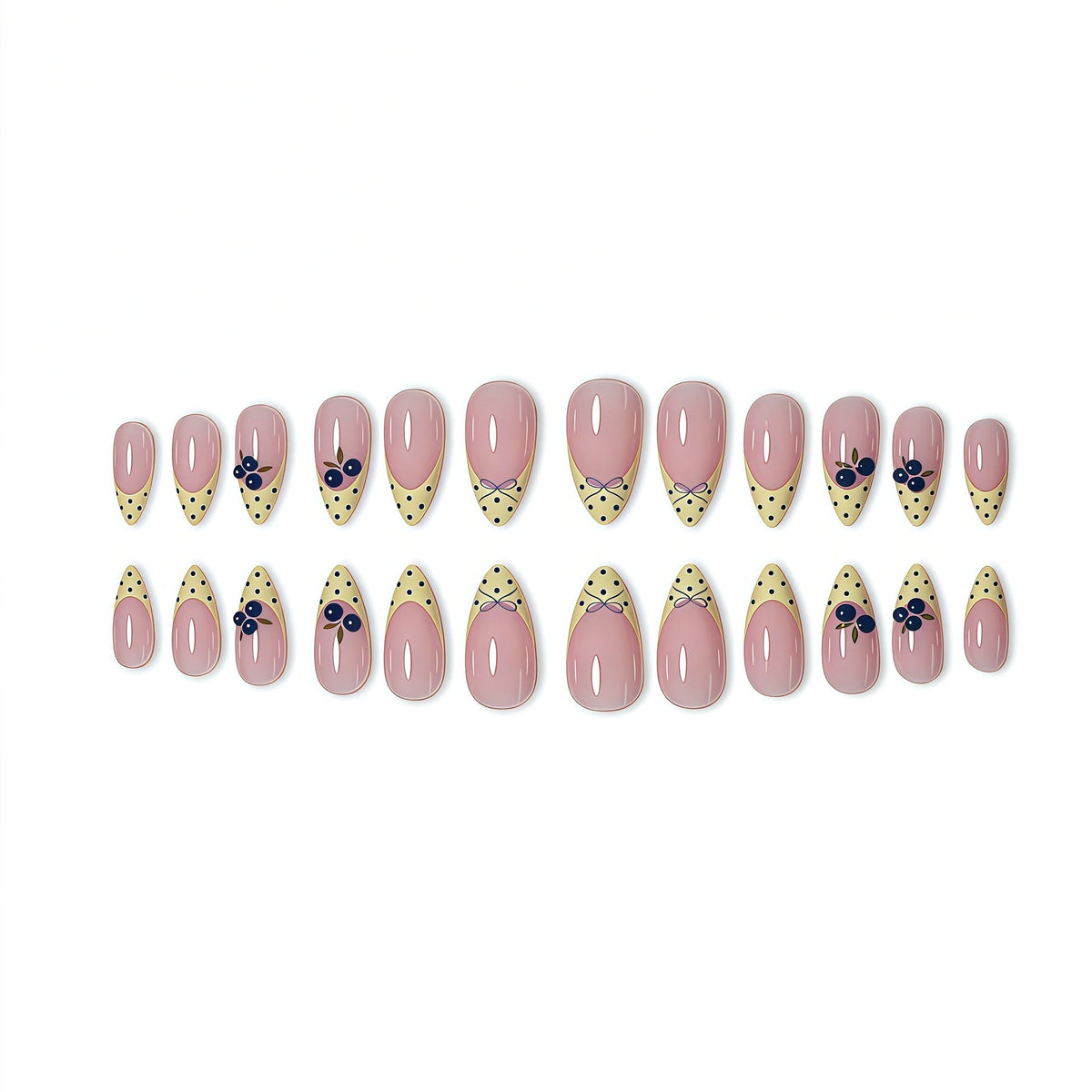 Siopsrl | Elegant Floral Themed Press-On Nail Extensions Siopsrl