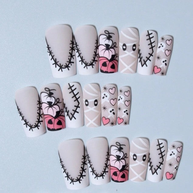 Halloween-Themed Nail Art Design Siopsrl