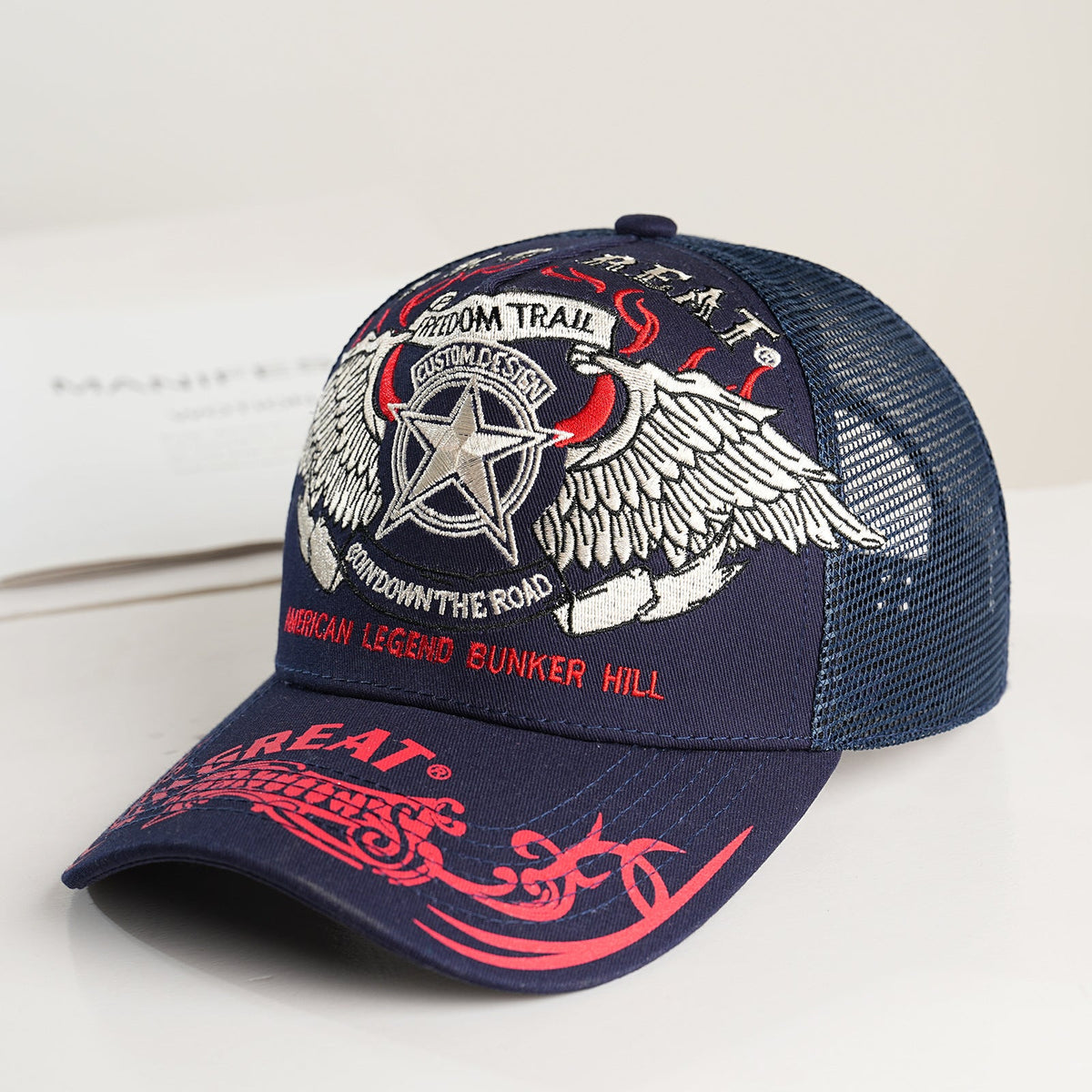Siopsrl | Unisex Trucker Cap with graphic design and breathable mesh Siopsrl