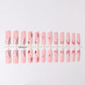 Siopsrl | Artistic Floral Design Press-On Nail Set Siopsrl