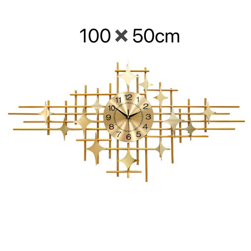 Modern Geometric Wall Clock Art Siopsrl