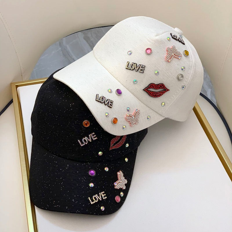 Siopsrl | Women's Embellished Graphic Baseball Cap Siopsrl