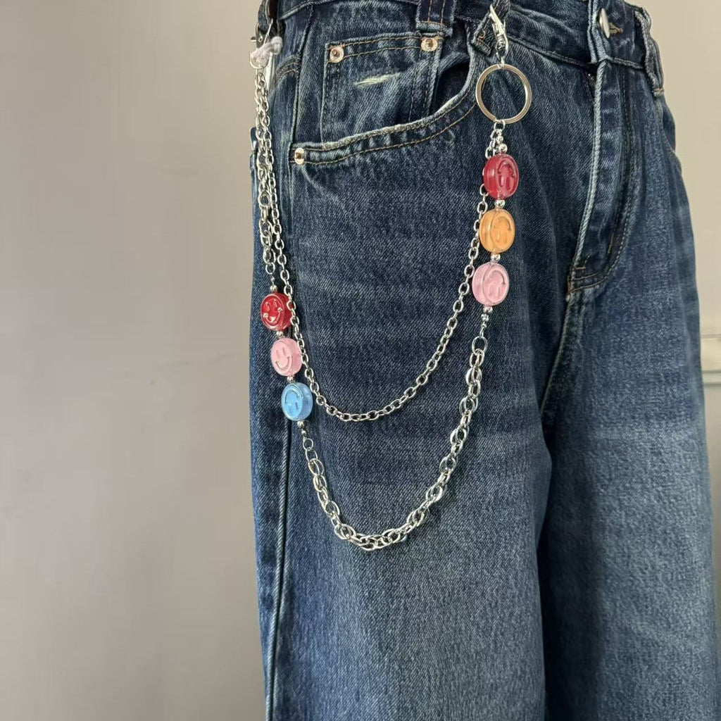 Siopsrl | Fashionable chain belt with colorful pendants Siopsrl