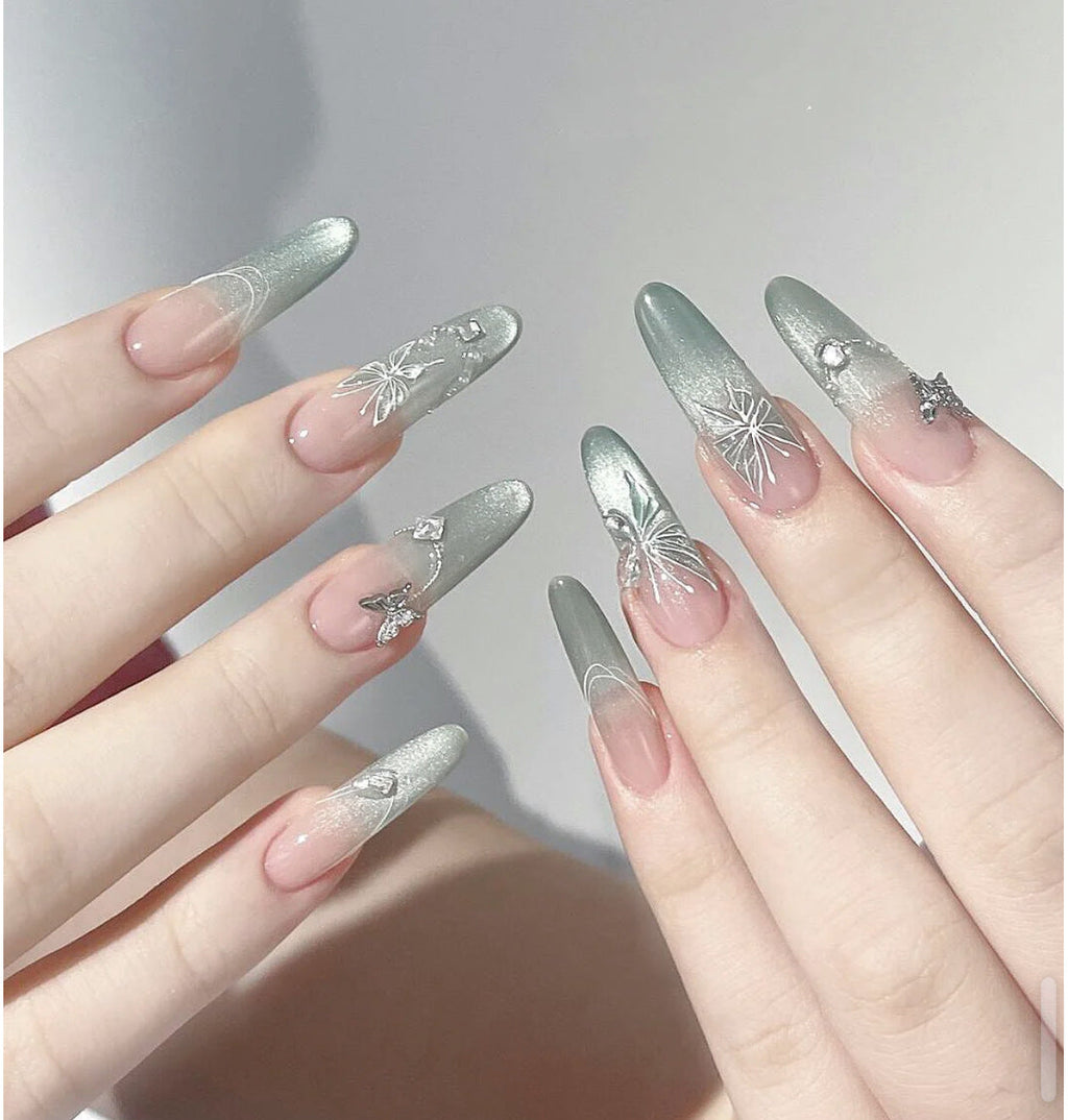 Siopsrl | Artistic Gel Press-On Nail Set Siopsrl
