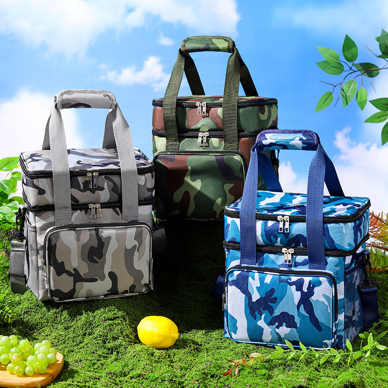 Siopsrl | Insulated Camo Lunch Cooler Bag Siopsrl