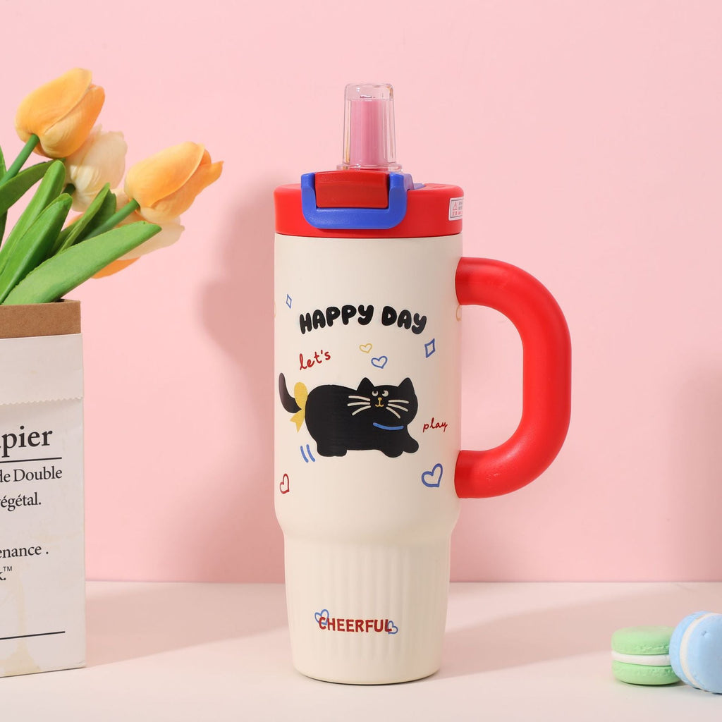 Siopsrl | Cartoon-Printed Insulated Travel Mug Siopsrl