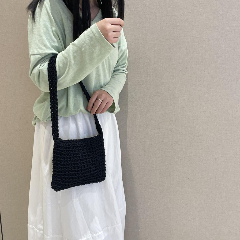 Siopsrl | Hand-knotted shoulder bag made of high-quality sustainable material Siopsrl