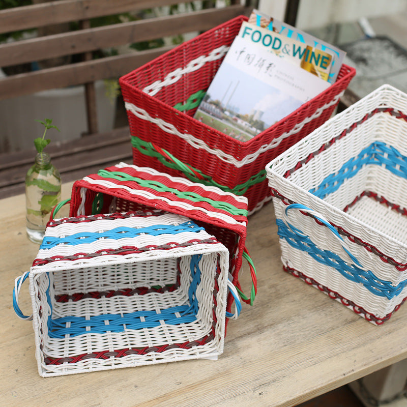 Sparkling storage basket with carrying handle Siopsrl