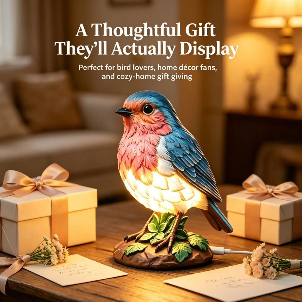 Siopsrl | Realistic bird table lamp accent nightlight Siopsrl