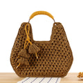 Siopsrl | Handbag Made from Handcrafted Natural Material with Unique Tassel Pendant Siopsrl