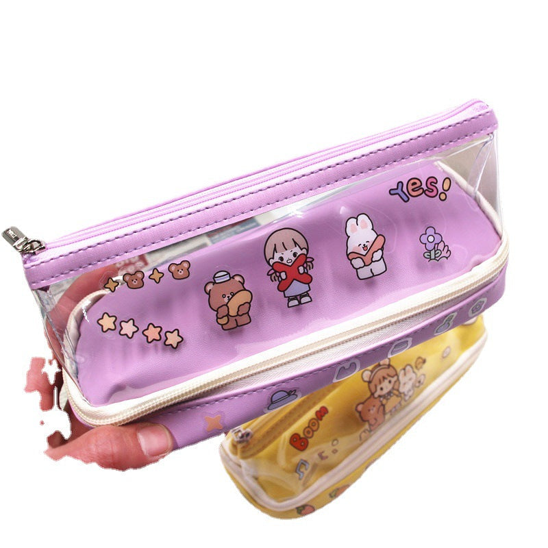 Siopsrl | Fun Cartoon-Themed Zippered Pencil Case Siopsrl