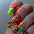 Siopsrl | Creative Nail Art with Exotic Leaf Design Siopsrl