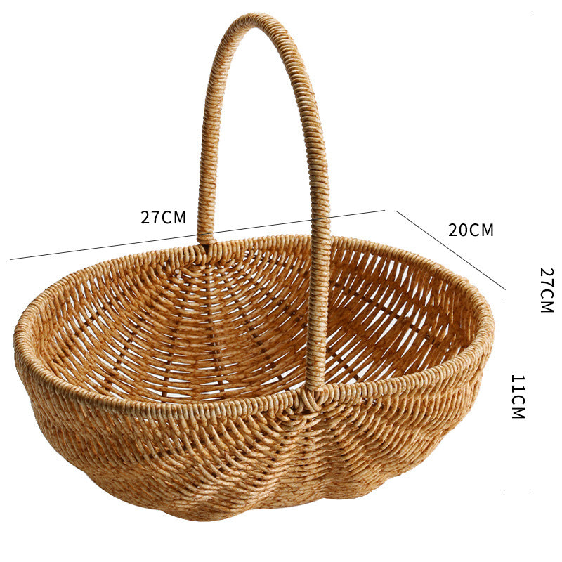 Handwoven Artisan Market Basket Siopsrl