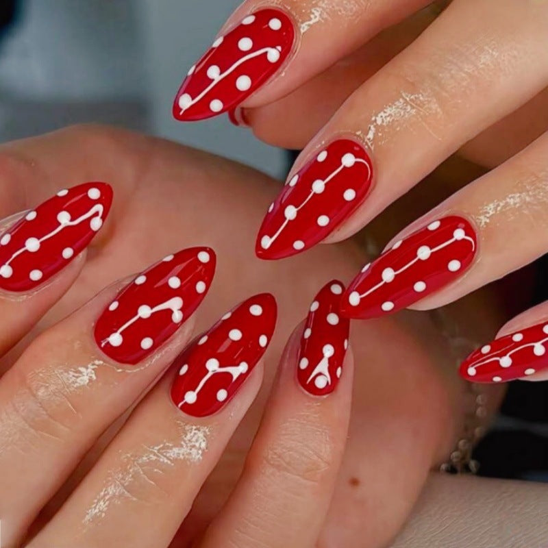 Siopsrl | Premium Polka Dot Press-On Nail Set Siopsrl