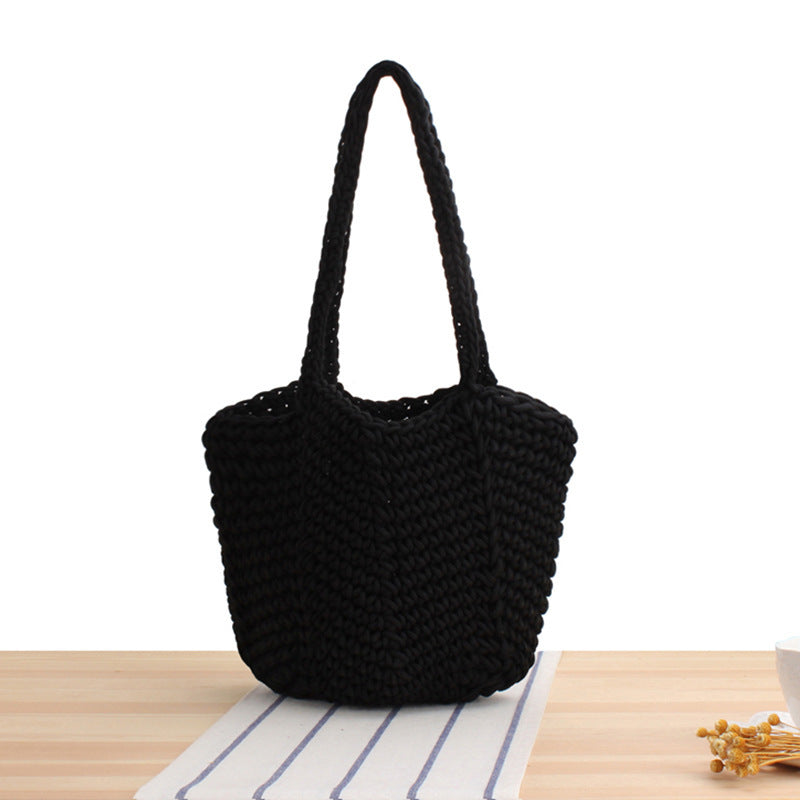 Siopsrl | Handbag Made of Handcrafted Macrame with Textured Design Siopsrl