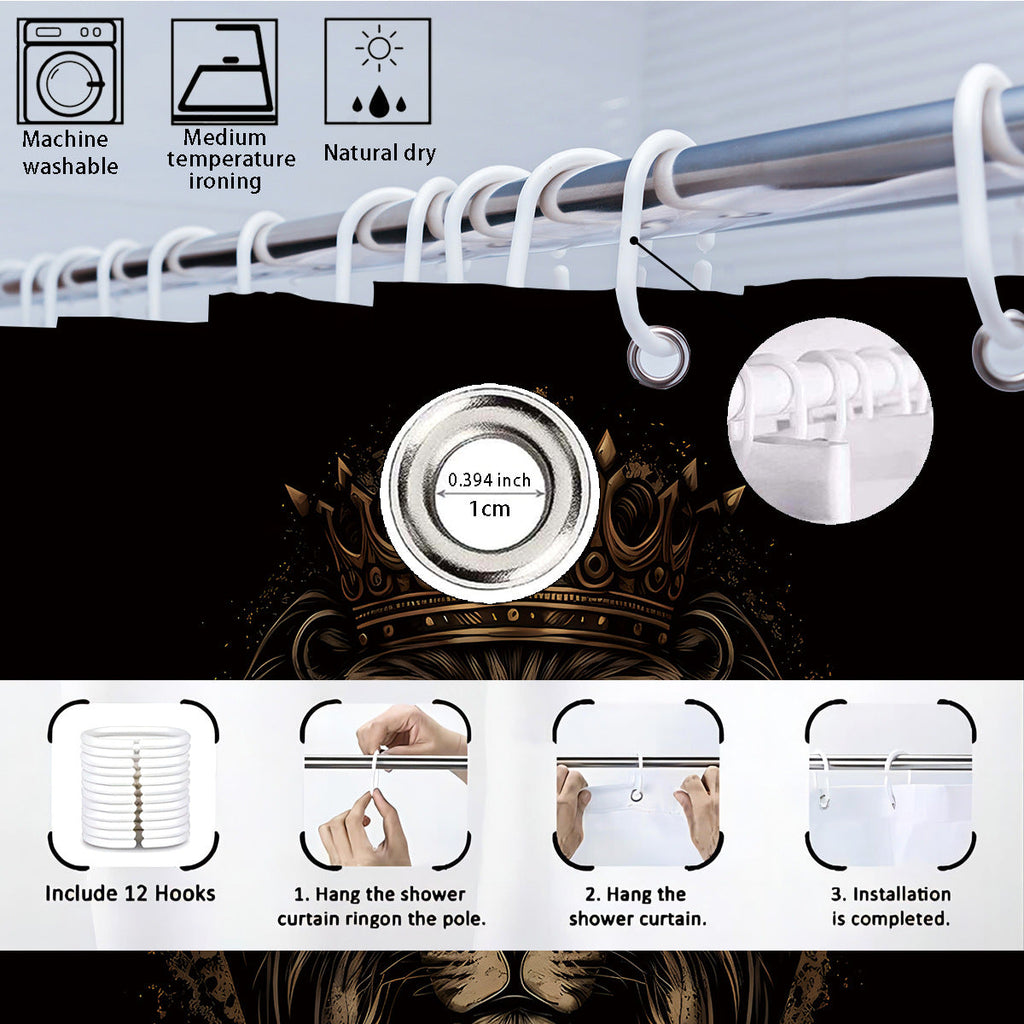 Siopsrl | Digital Lion Themed Bathroom Set Siopsrl