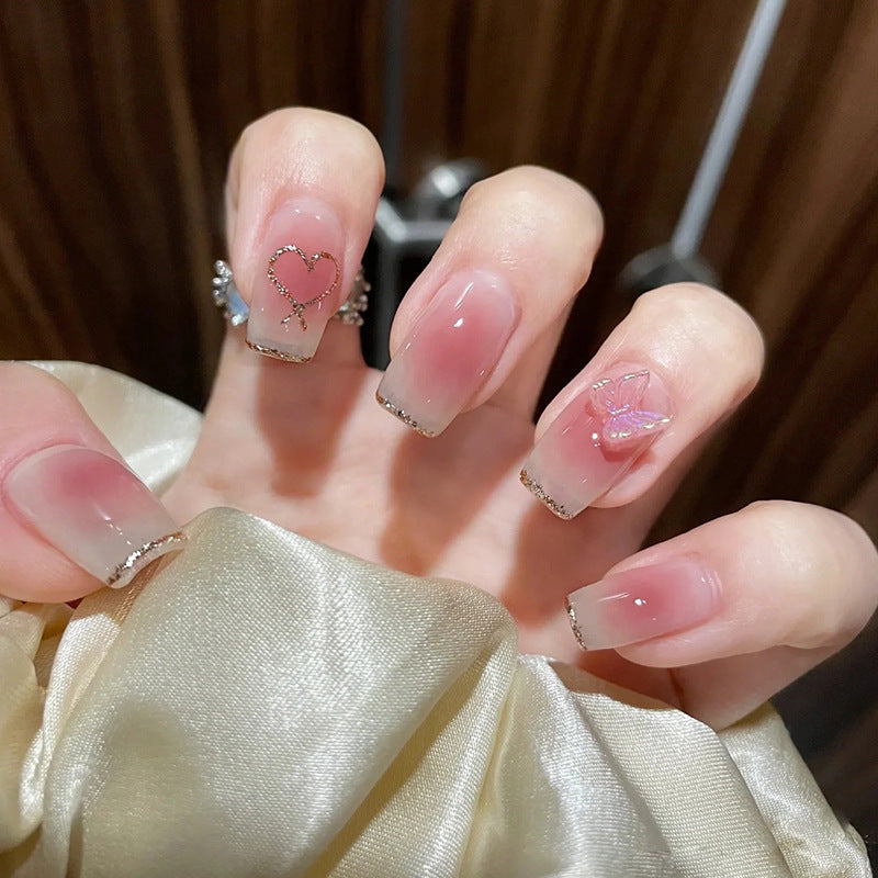 Siopsrl | Artificial nails with glamorous pearl details Siopsrl