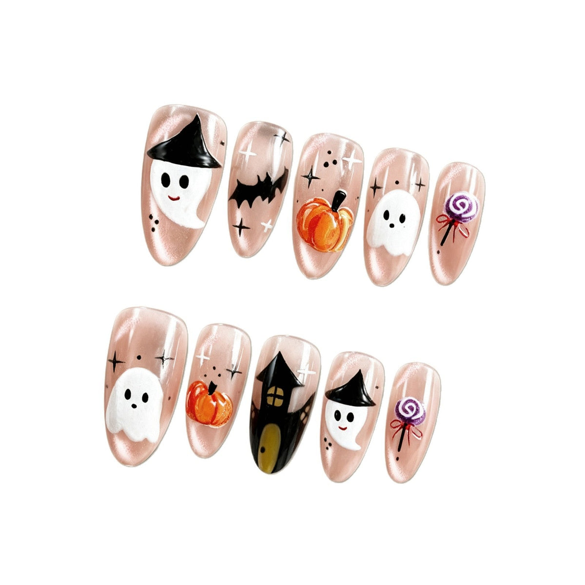 Creative Halloween Art Nail Set Siopsrl