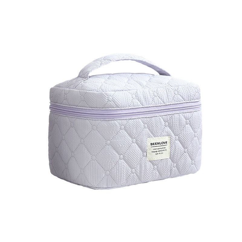 Siopsrl | Quilted Multi-Compartment Makeup Organizer Siopsrl