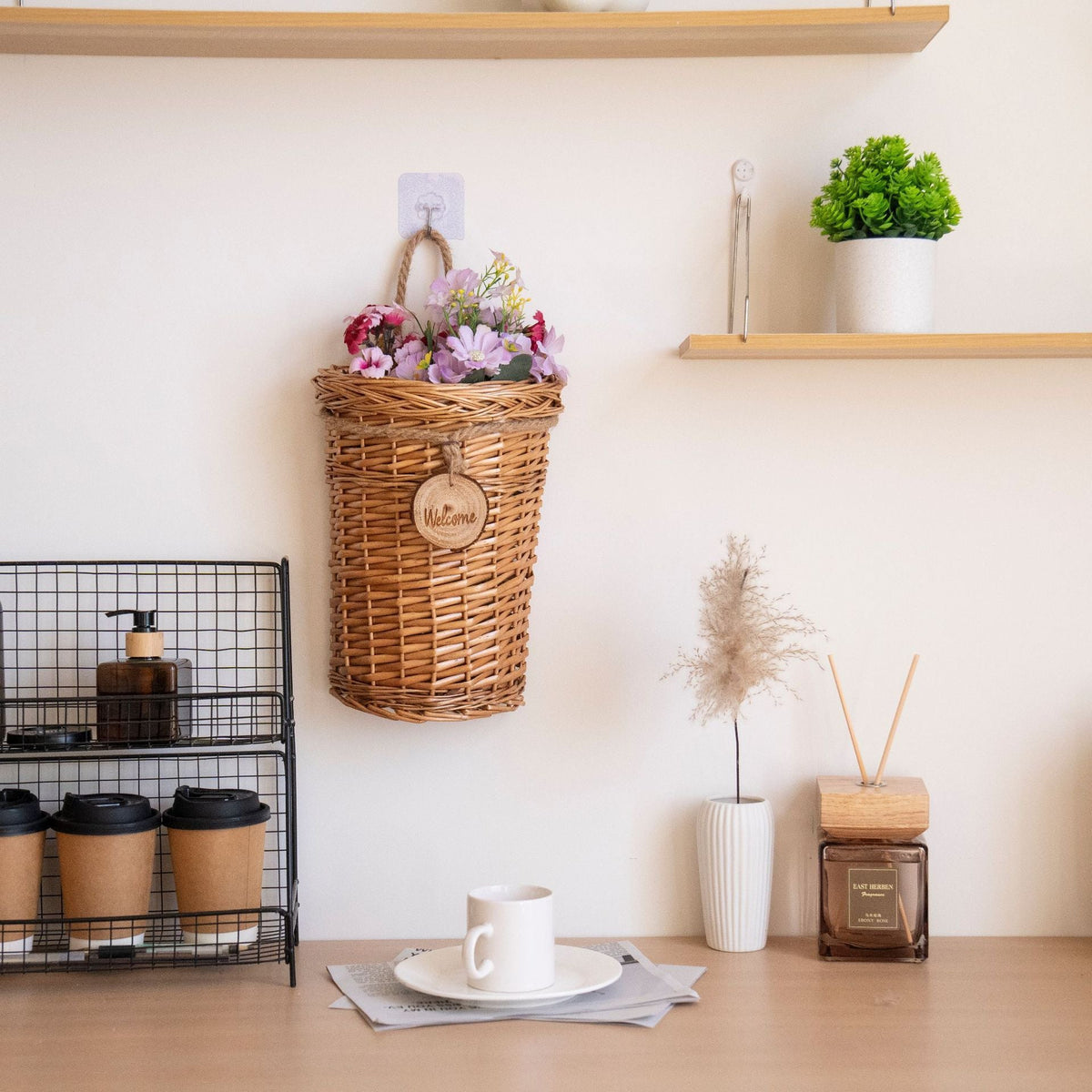 Decorative wall ornament basket Siopsrl