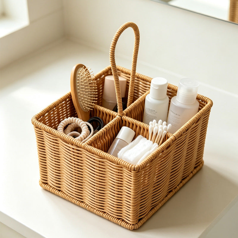 Multi-Compartment Woven Storage Caddy Siopsrl
